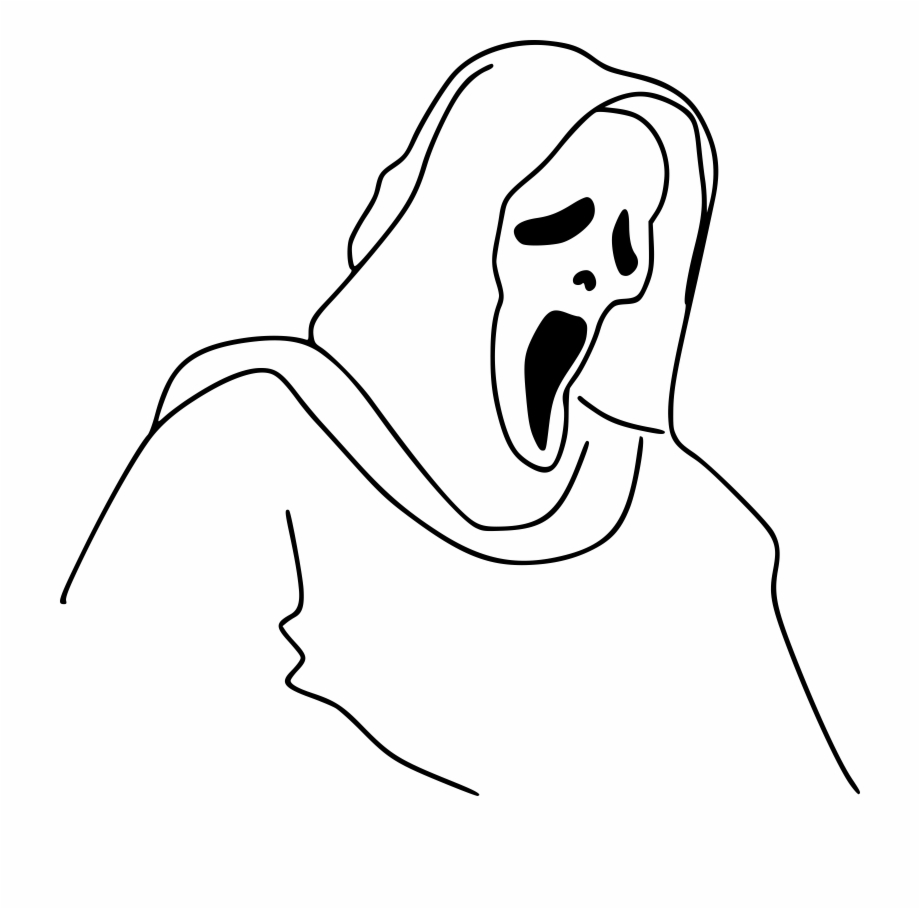Halloween Ghost Png Ghost Face Drawing