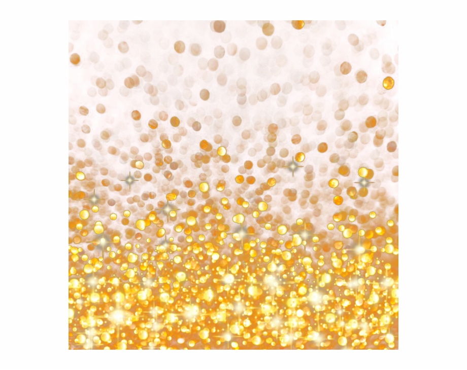 Transparent Golden Bokeh With Glows Png Image Free