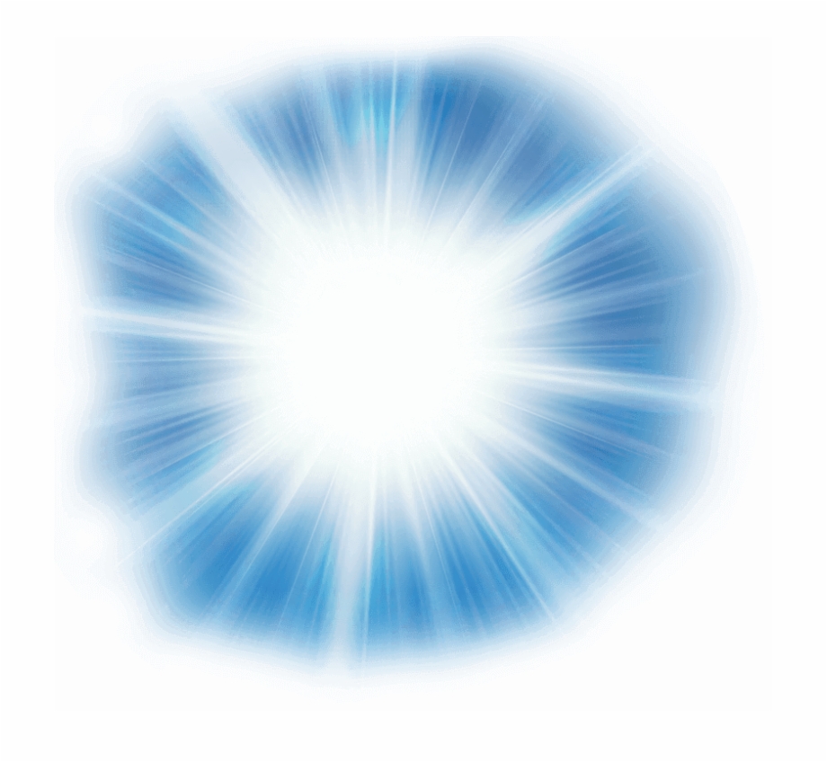 Impact 0 Rays Transparent Spotlight Light Effect Blue