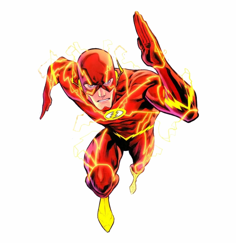 Flash Barry Allen - Clip Art Library