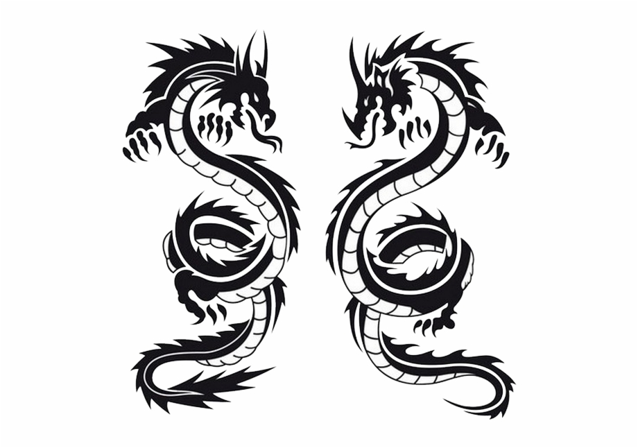 Dragon Tattoos Black And White Dragon Tattoo