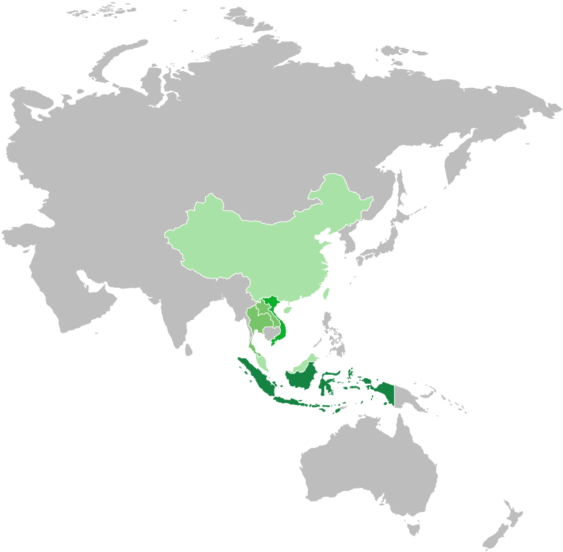 Indonesia Asia World Map Png