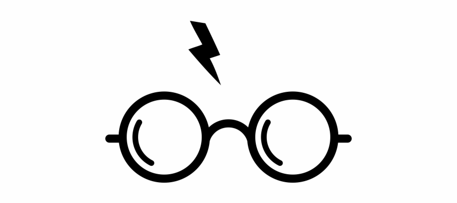 Pegatina Adhesivosnatos Harry Potter Glasses Transparent Background