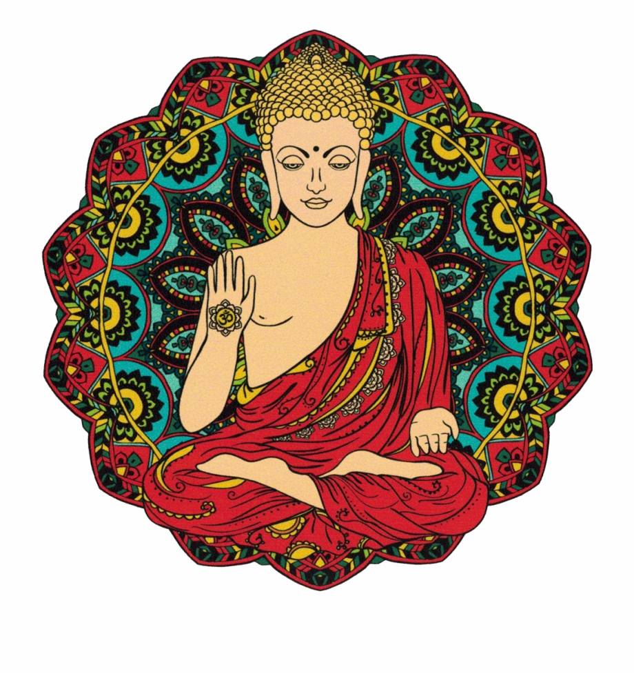 Gautama Buddha Yoga Meditation Design - Clip Art Library