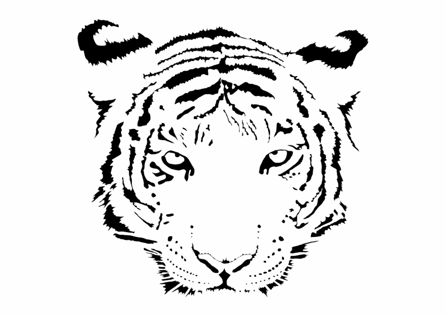 Small White Tiger Logo Transparent