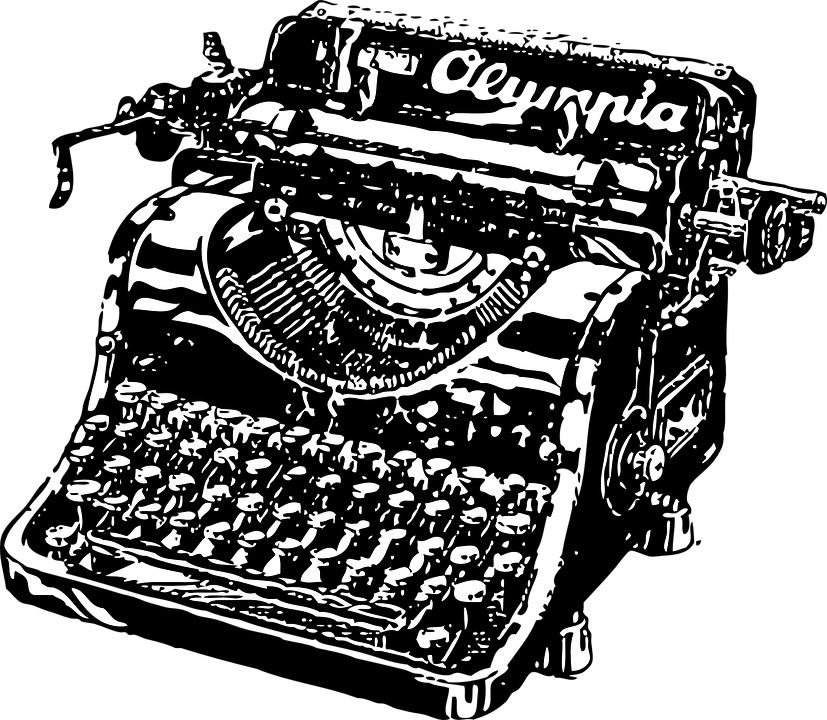 Typewriter Black And White