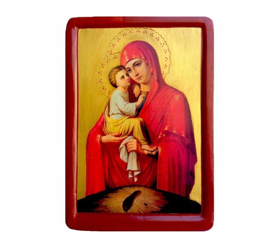 Icon Virgin Mary Virgin And Child Painting Christian