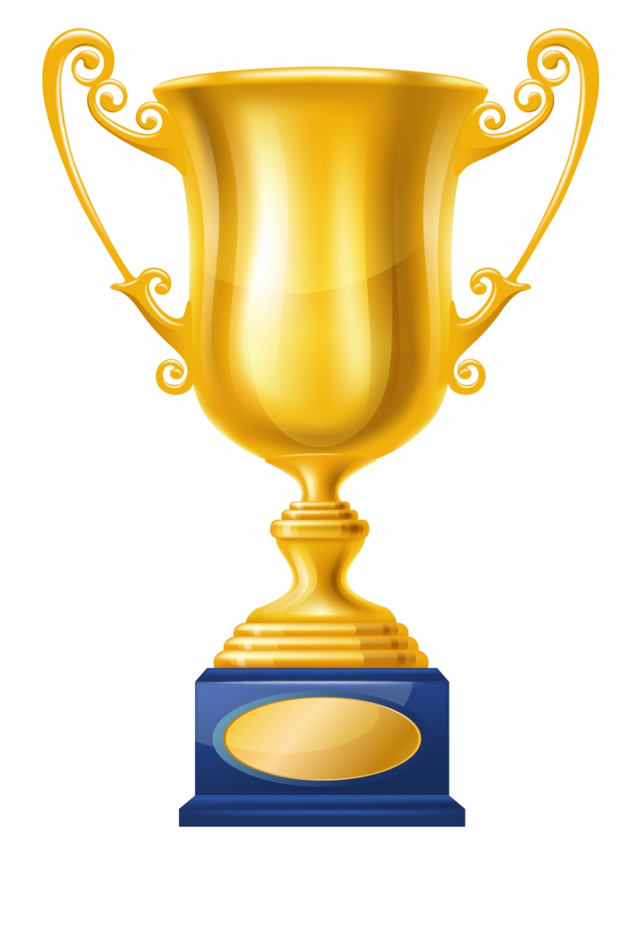 Clip Champ Art Trophy With Medal Clipart