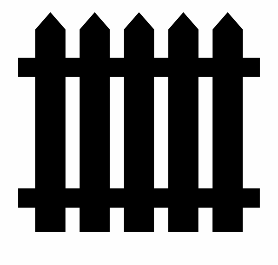 Fence Svg Black Fence Icon Png
