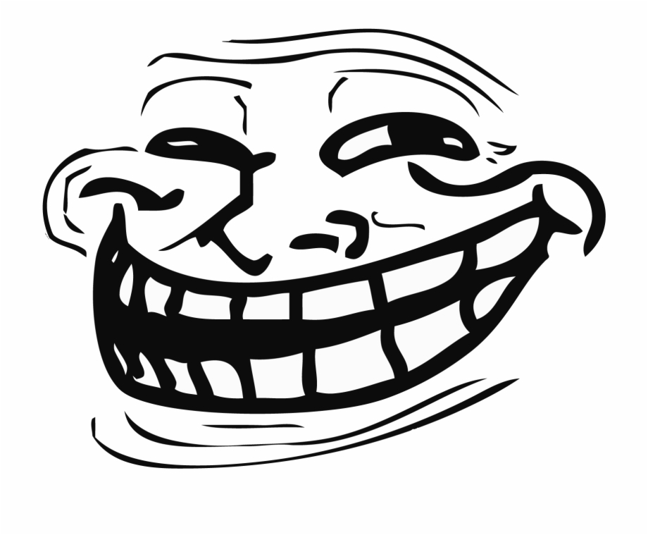 trollface #frontview - Troll Face Front View, HD Png Download , Transparent  Png Image