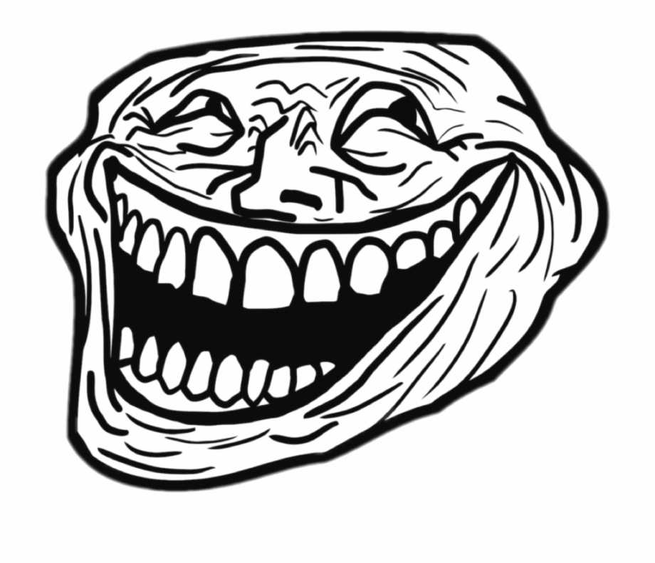 Free: Troll Face Clipart Download - Omg Run Meme Png 