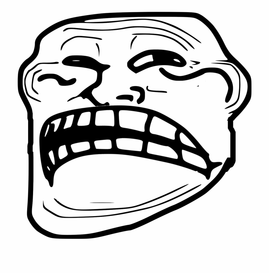 Angry Troll Face PNG by NFC by NinetailsFoxChan on DeviantArt