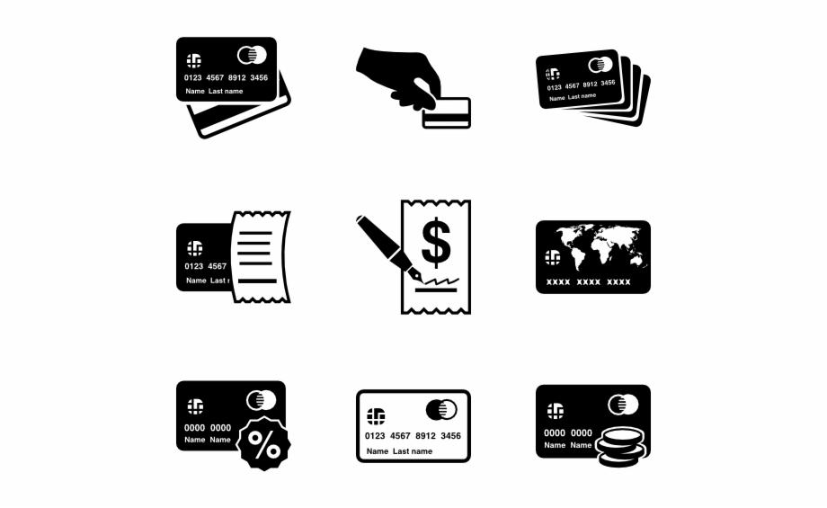 Credit Cards Pay Icon Vector