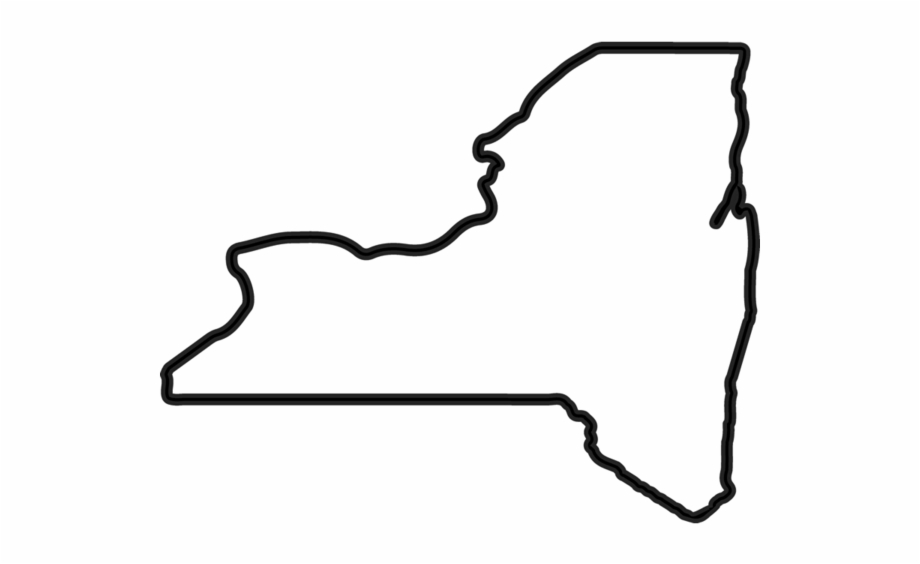 New York State Outline New York Outline