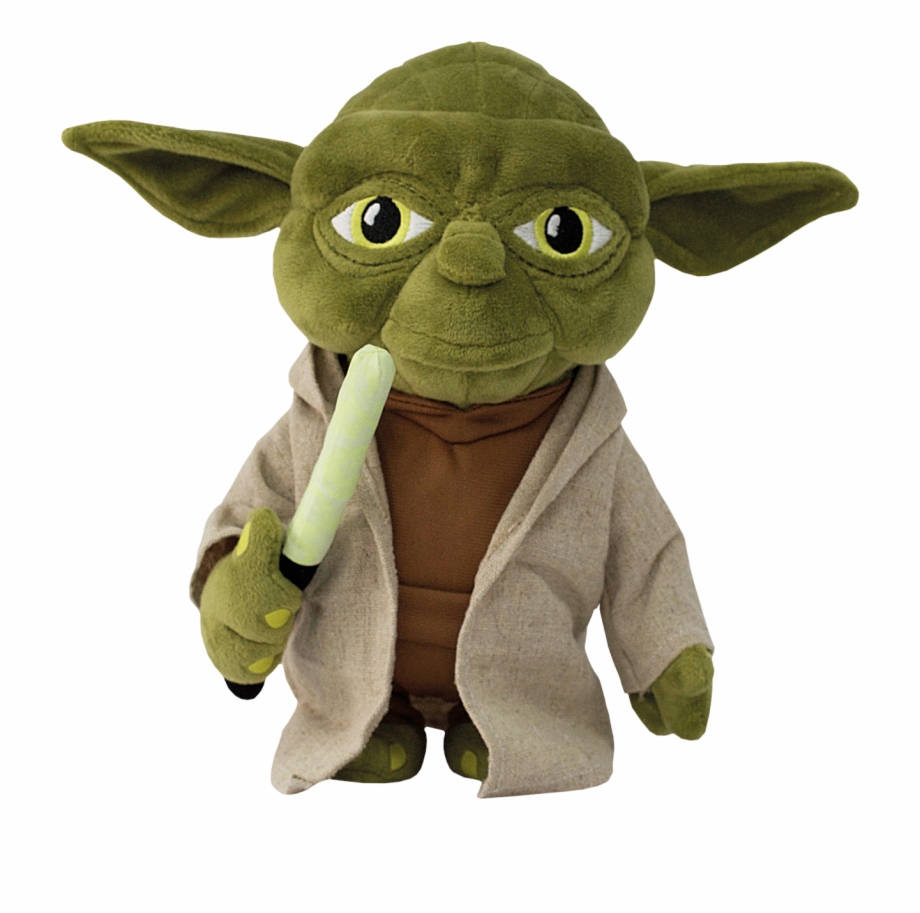 Battling Star Wars Plush Yoda Png