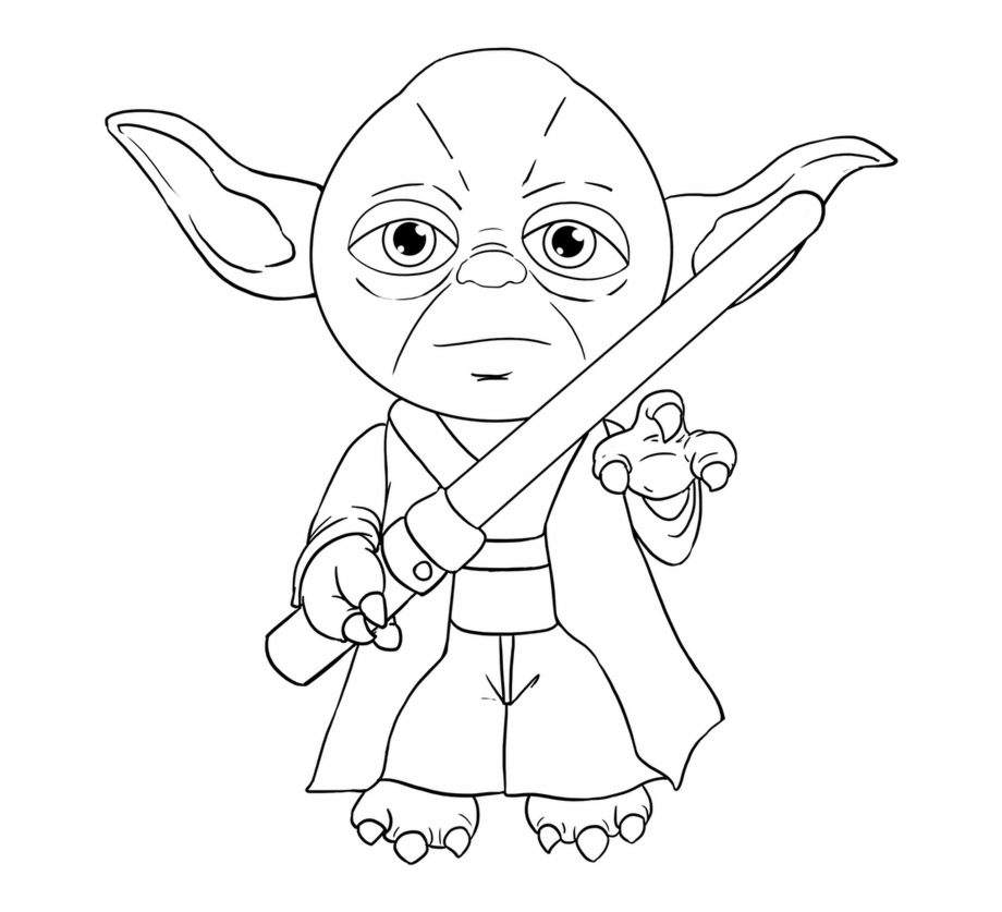 Drawing Yoda Easy Yoda Easy To Draw