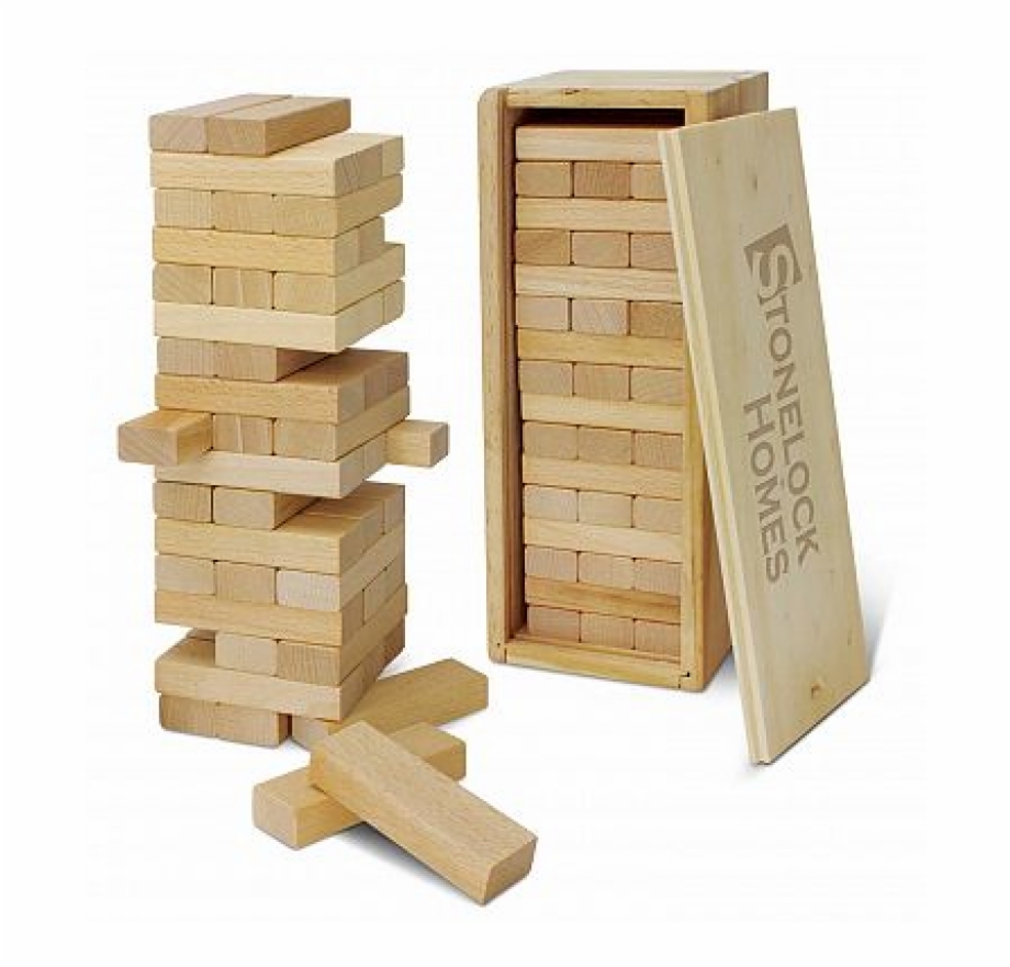 Wooden Tumbling Tower Tumbling Tower Png