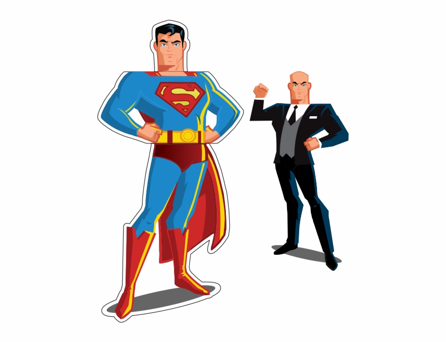 Superman Lex Luthor Mix Match Cartoon