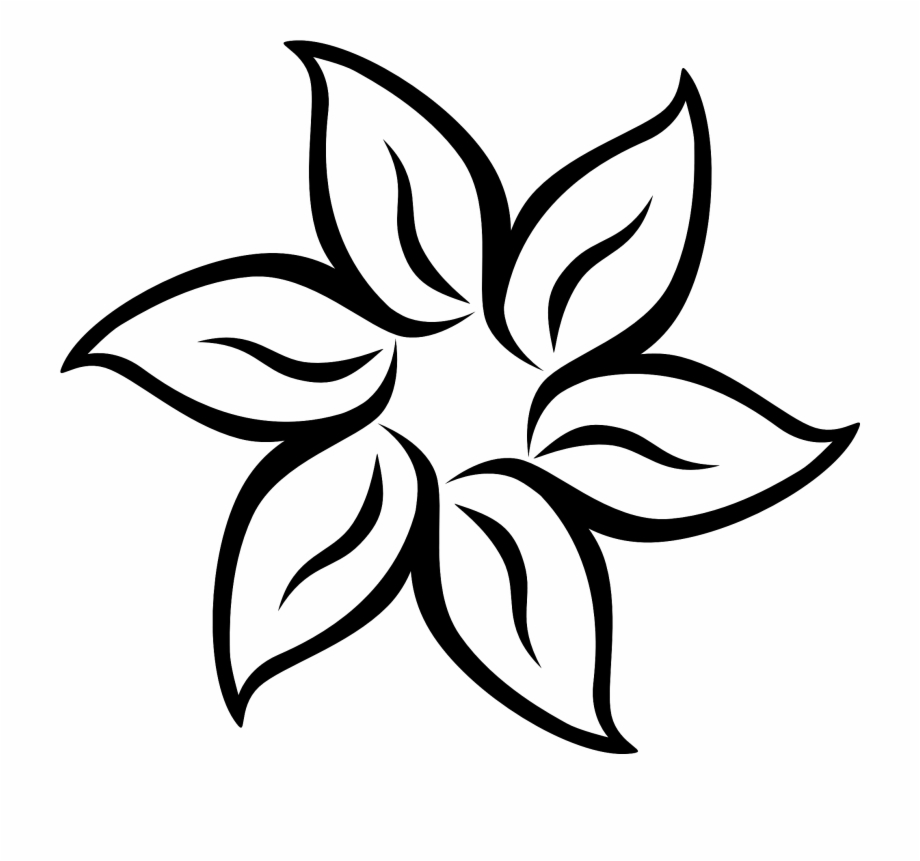 Flower drawing | Simple flower tattoo, Flower tattoo, Tattoos