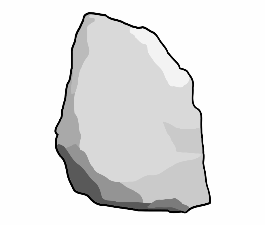 stone clipart black and white