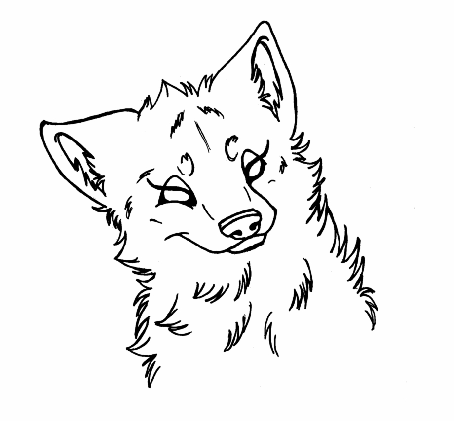 Free Wolf Lineart Transparent, Download Free Wolf Lineart Transparent ...