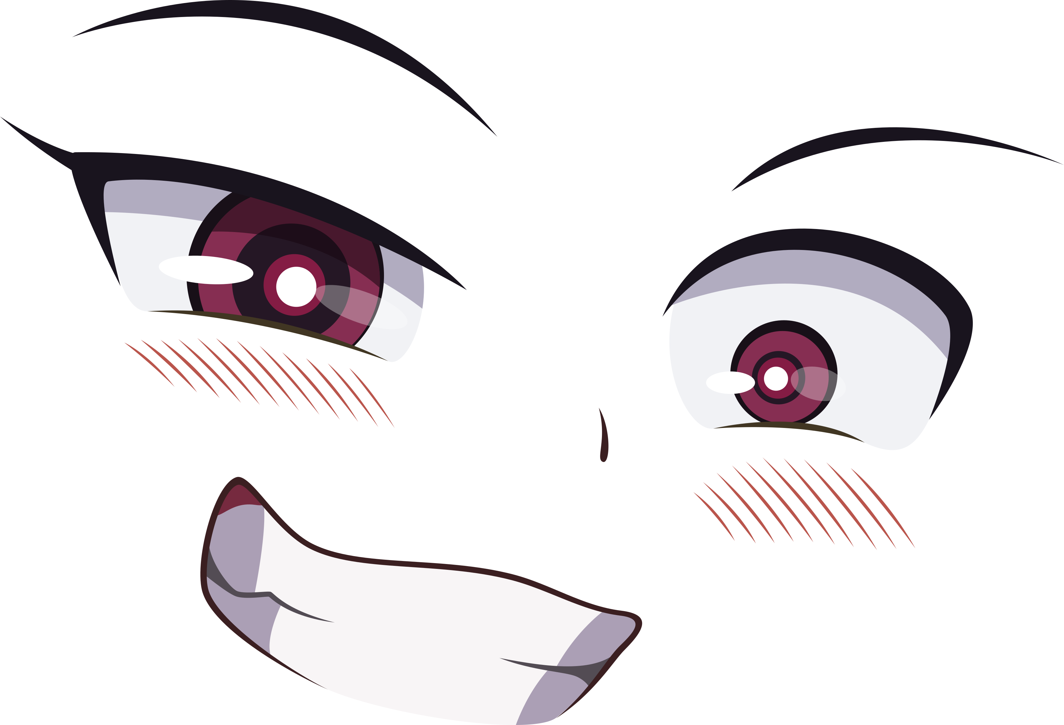Anime Face Png Anime Eyes And Mouth