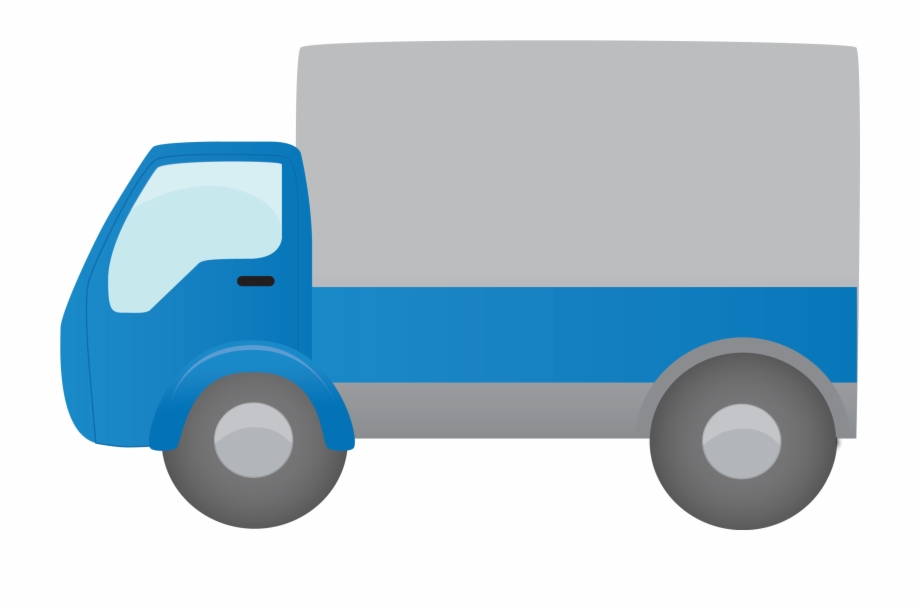 Truck Blue Moving Truck Clipart Png
