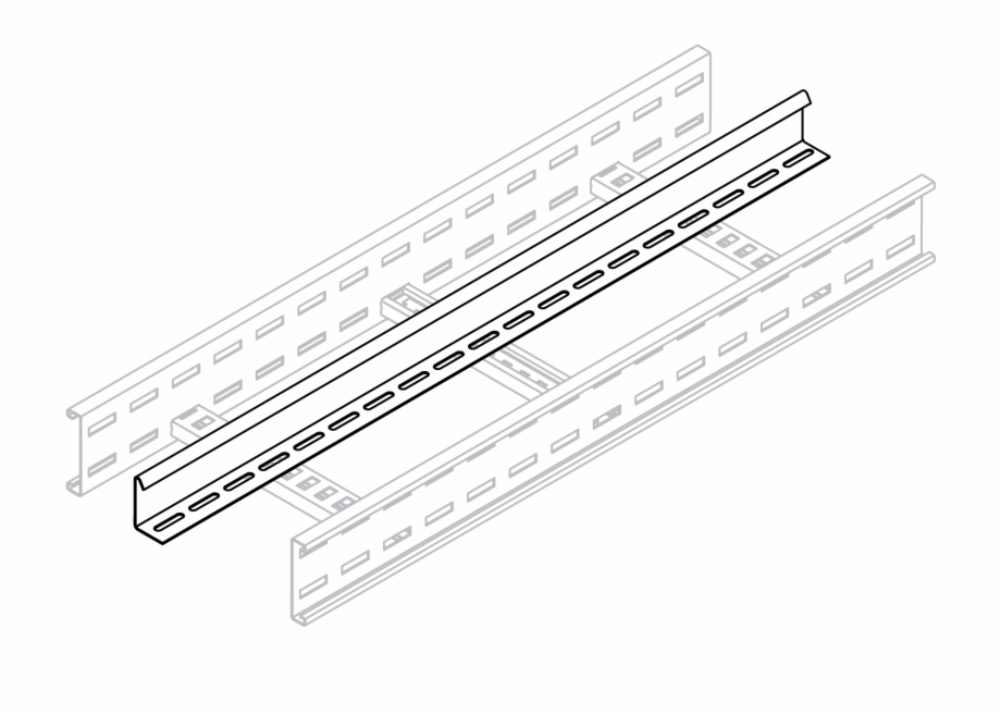 Ladder Straight Divider Technical Drawing