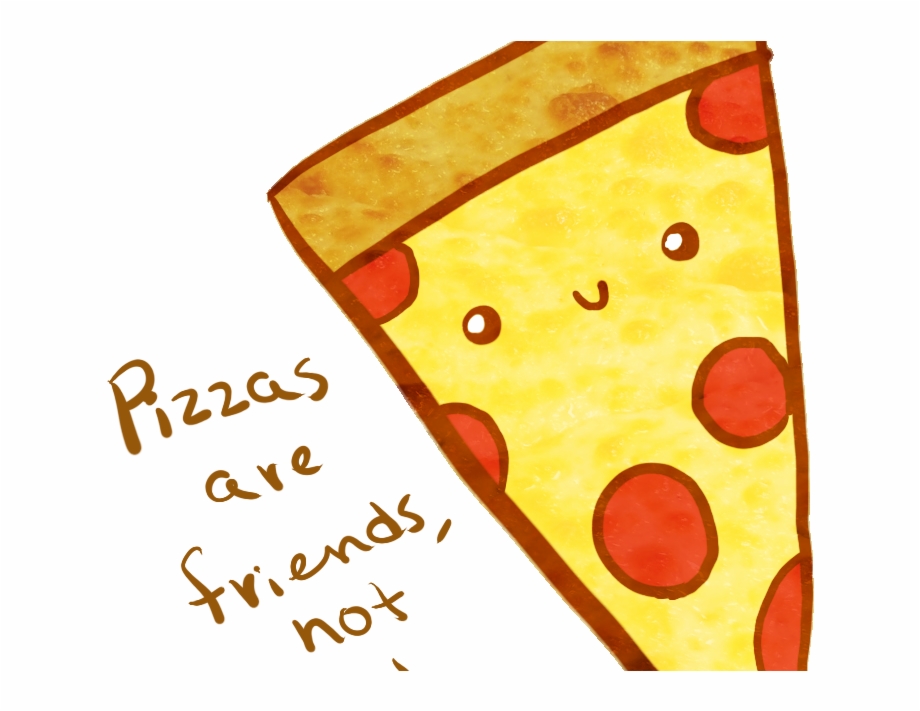How to Draw Cute Pizza Slice - YouTube