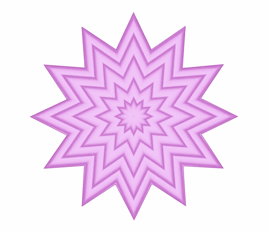 Pink Clipart With Star Pattern Shut Up Word