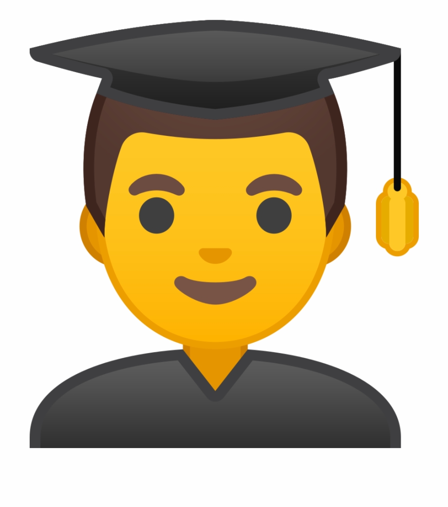 Emoji Graduation Png Student Ico