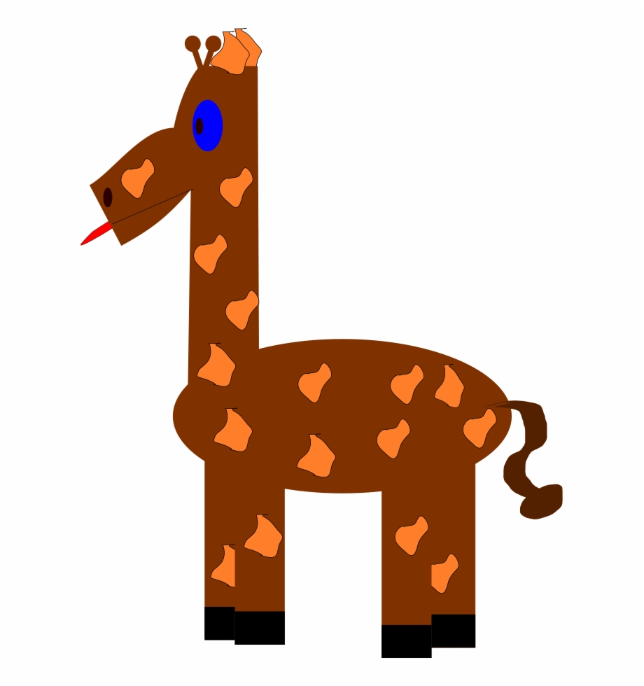 Funny Giraffe Giraffe Clip Art