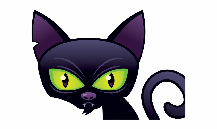 Cat Evil Cartoon Black Cat