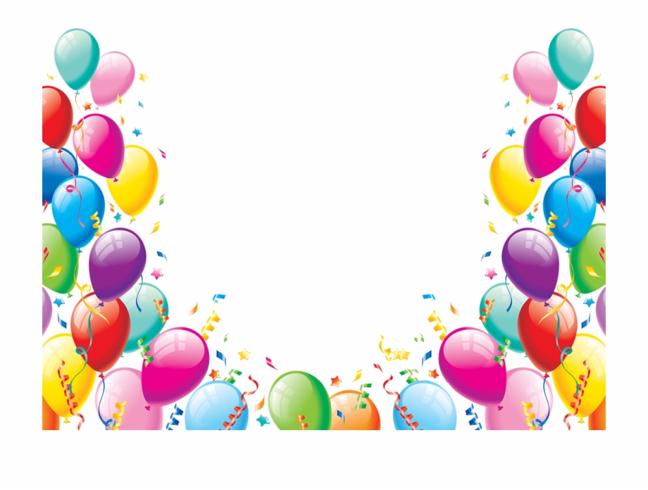 Party Balloons Png Birthday Decorations Items Png