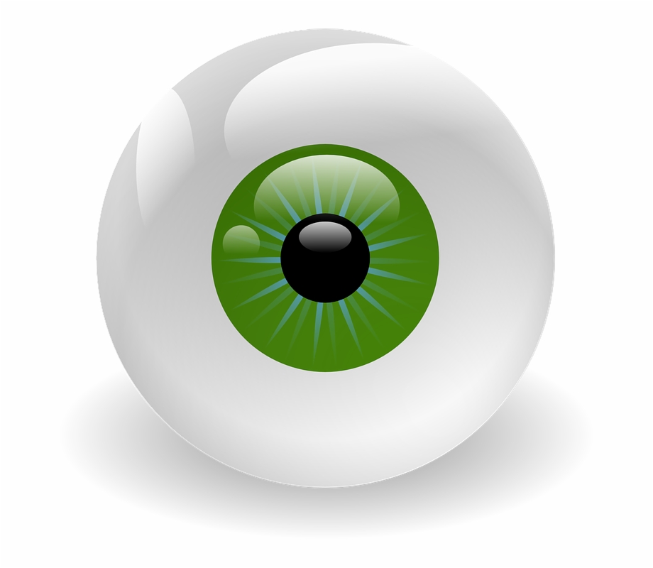 Eyeball Vision Retina Eye Green Creepy Stare Green