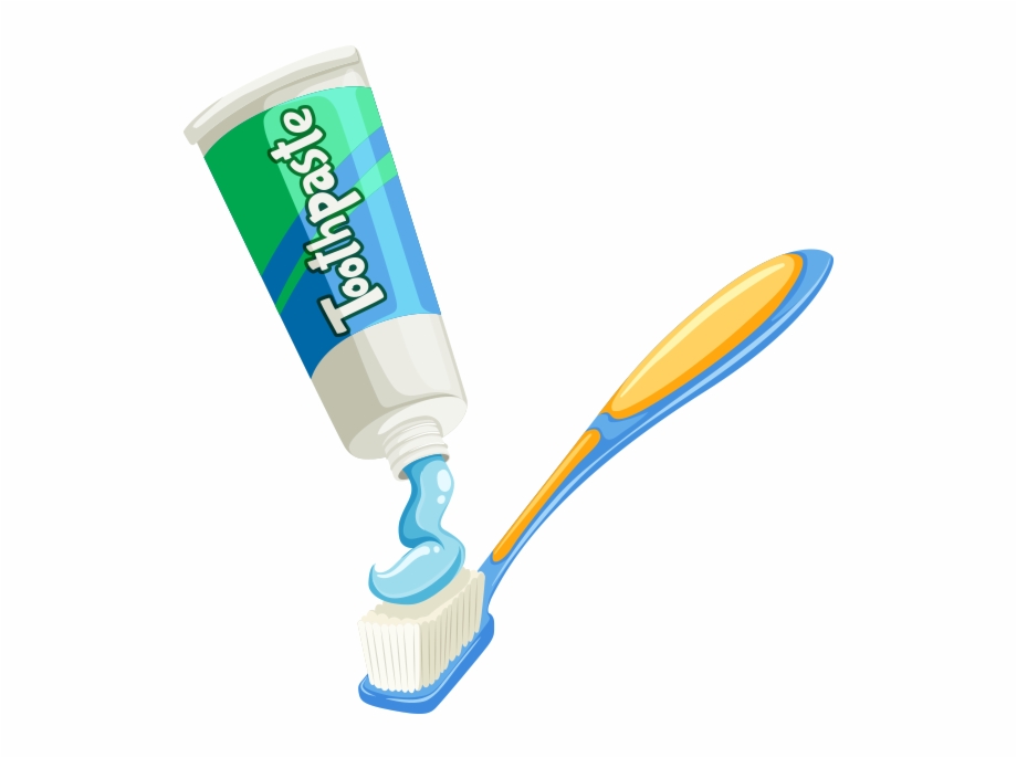  Tooth Paste On Brush Clipart Toothpaste On