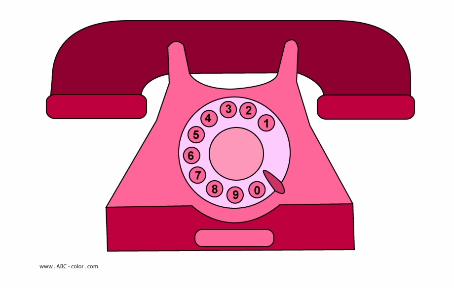 Clipart Telephone Rotary Dial Phone 