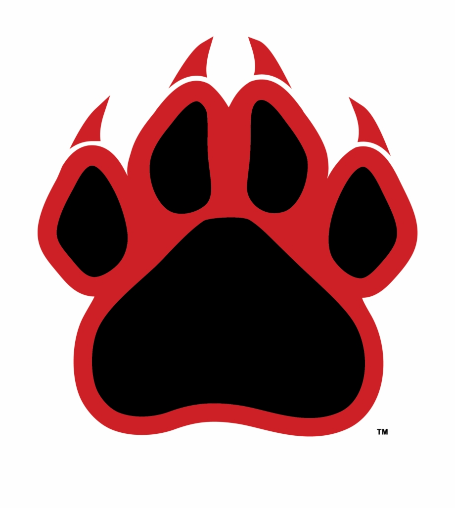 Wolf Paw Print Png Red Panther Paw Print