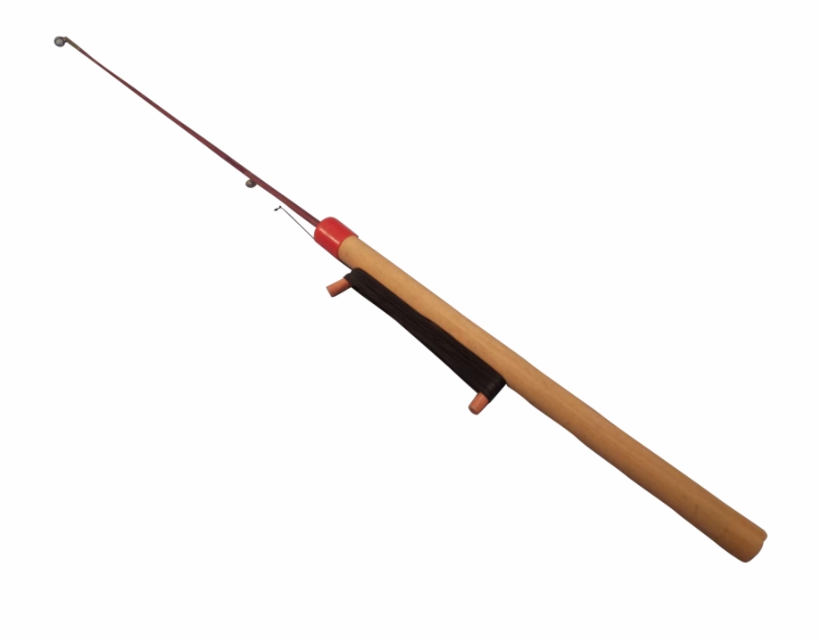 Old Ice Fishing Rod - Clip Art Library