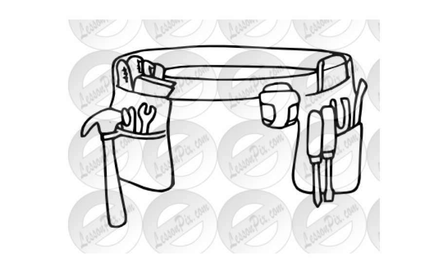Tool Belt Cliparts Black And White Toolbelt Clipart