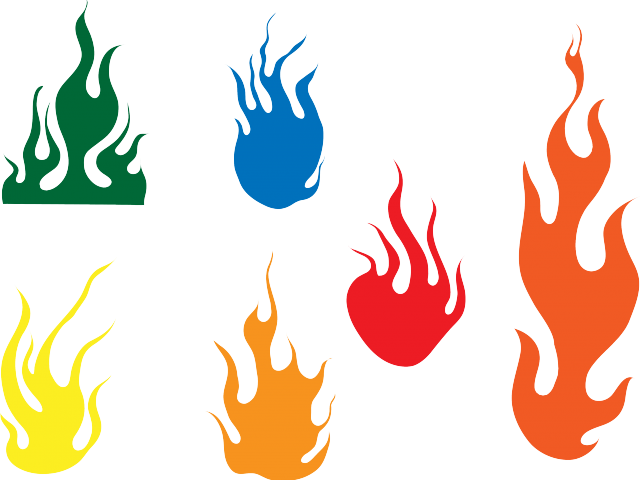 Hand Emoji Clipart Flame Vector Graphics