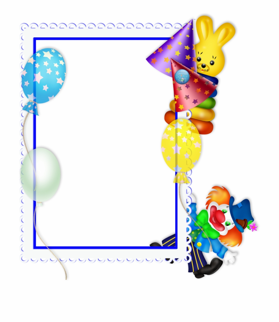 Happy Birthday Transparent Png Party Frame Birthday Photo