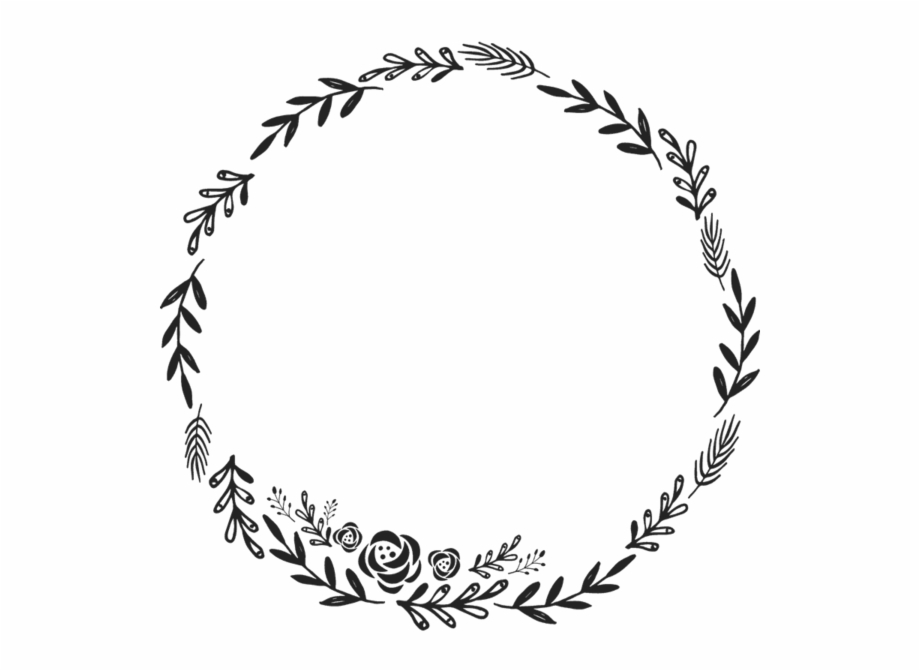 Flower Border Frame Png Round Floral Border Png - Clip Art Library