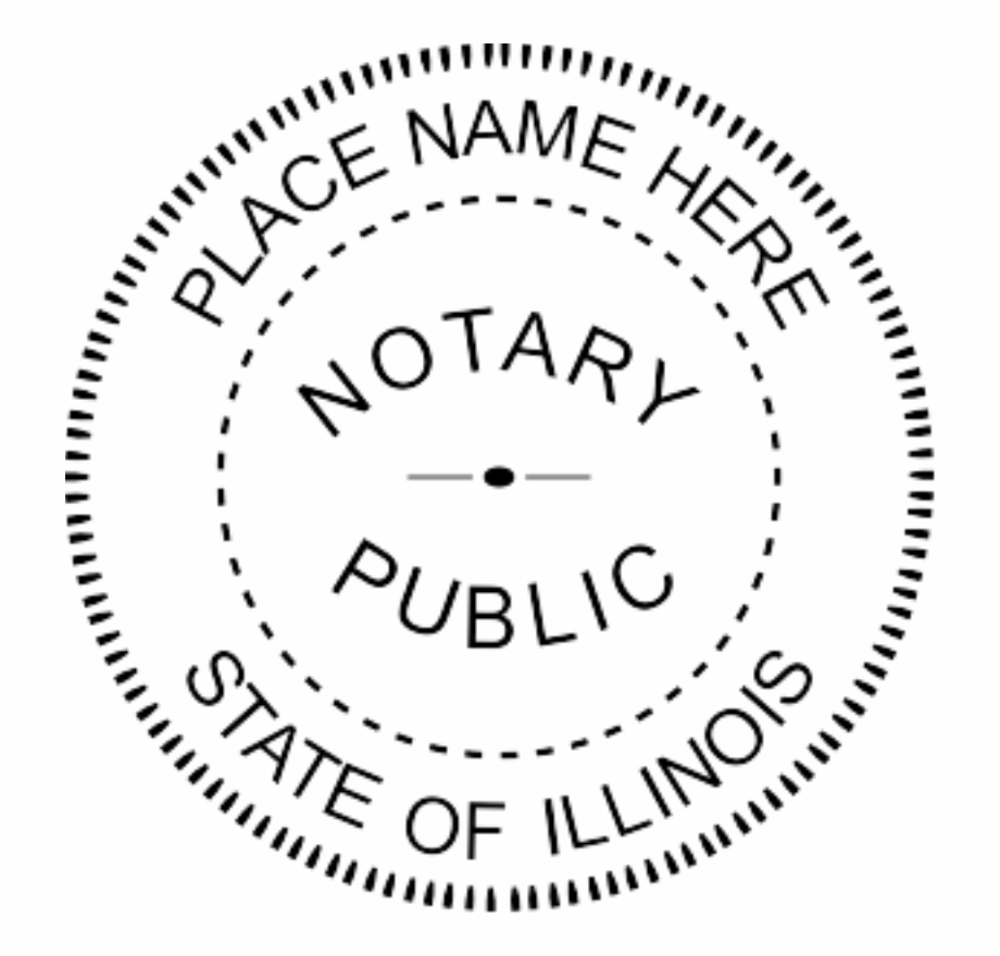 Xstamper Notary Seal Stamp Circle