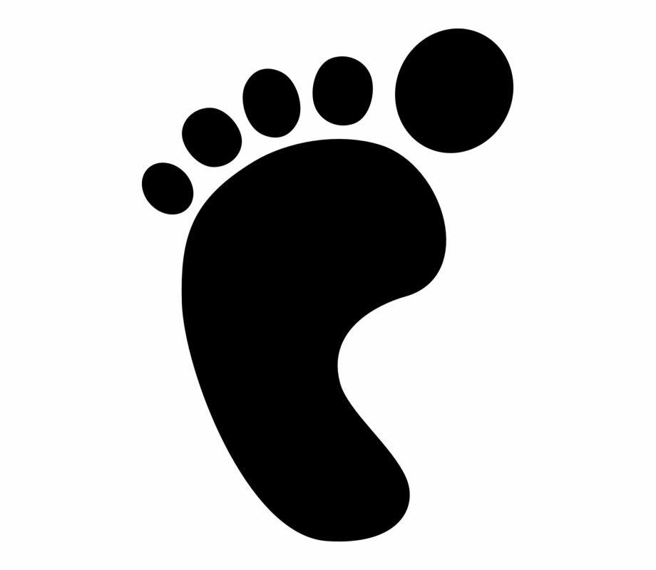 Free Foot Print Silhouette, Download Free Foot Print Silhouette png ...