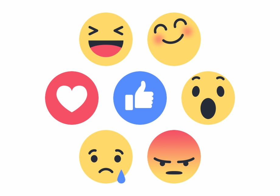 Emoticon Like Button Smiley Facebook Emoji Facebook Reactions