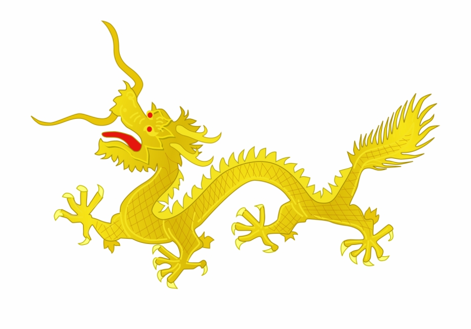 Chinese Dragon Bandera Del Imperio Chino