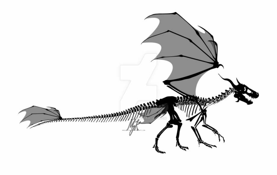 Dragon Skeleton Transparent Background