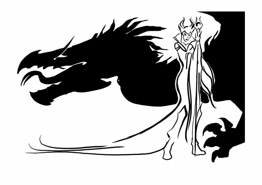 Maleficent Dragon Drawing Silhouette Computer Icons Dragon Silhouette