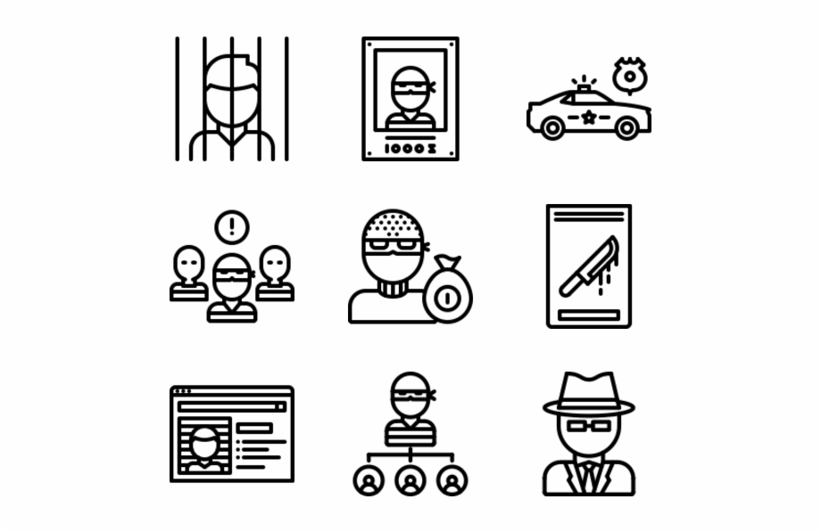 Police Law Icons